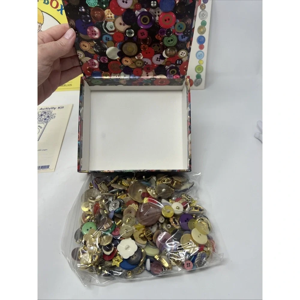 Vintage Lakeshore The Button Box Activity Kit LA171 NEW Complete Math Set 1996
